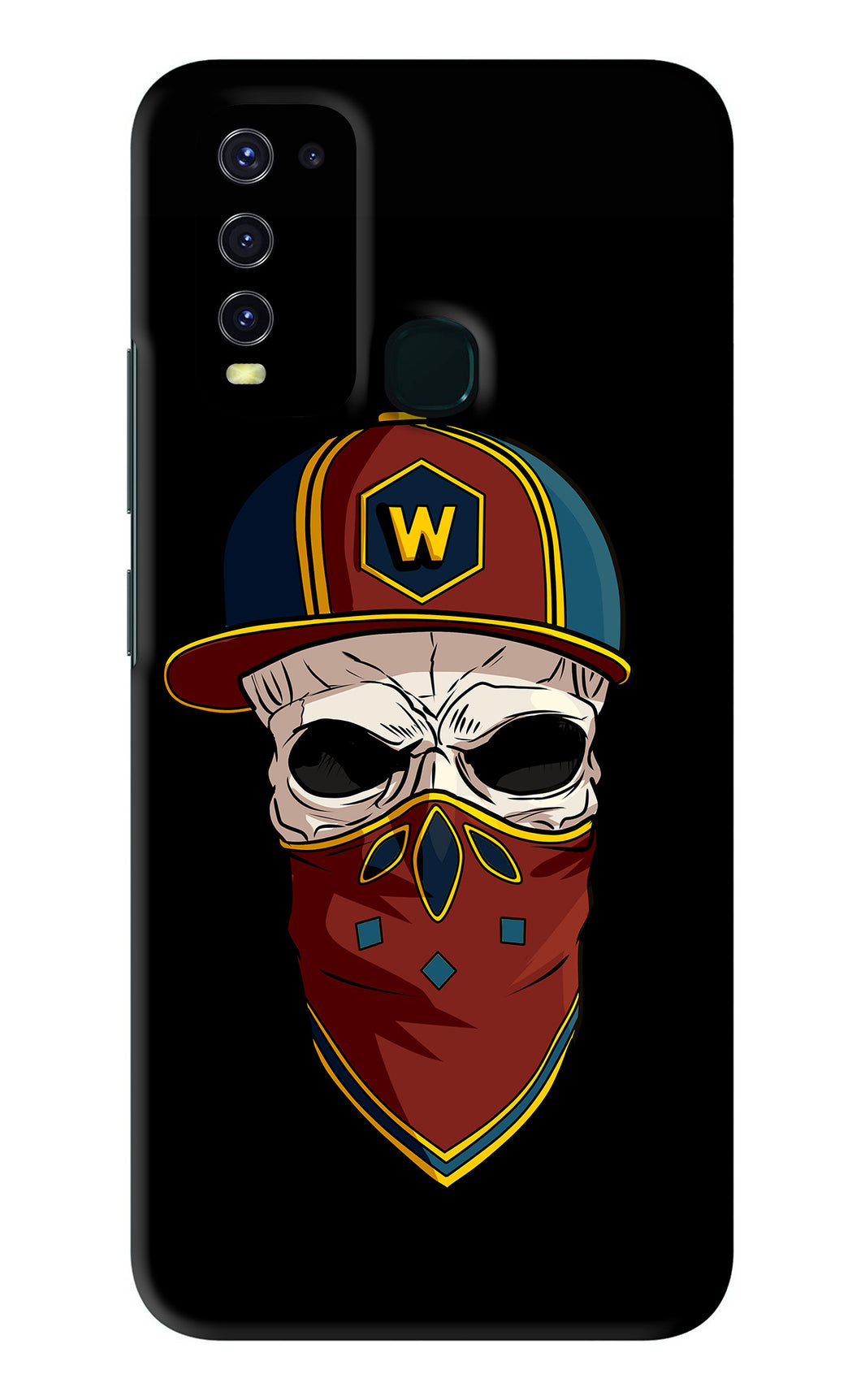 Skull Vivo Y30 Back Skin Wrap