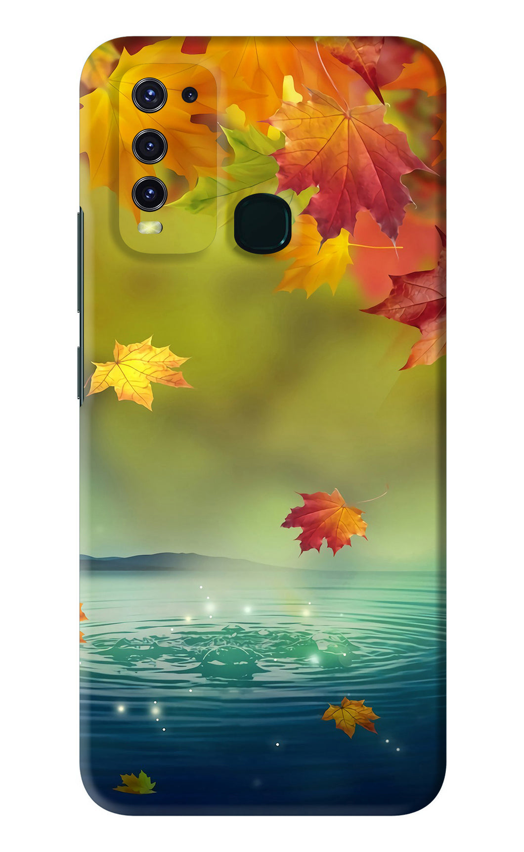 Flowers 1 Vivo Y30 Back Skin Wrap