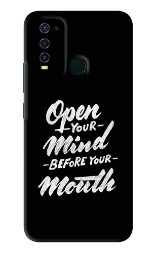 Open Your Mind Before Your Mouth Vivo Y30 Back Skin Wrap