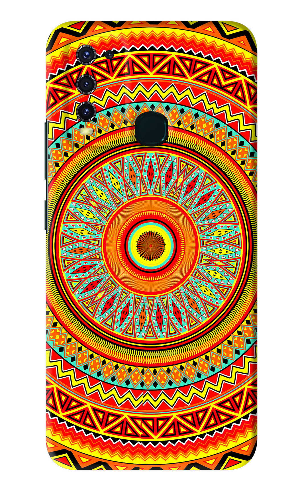 Mandala Pattern Vivo Y30 Back Skin Wrap