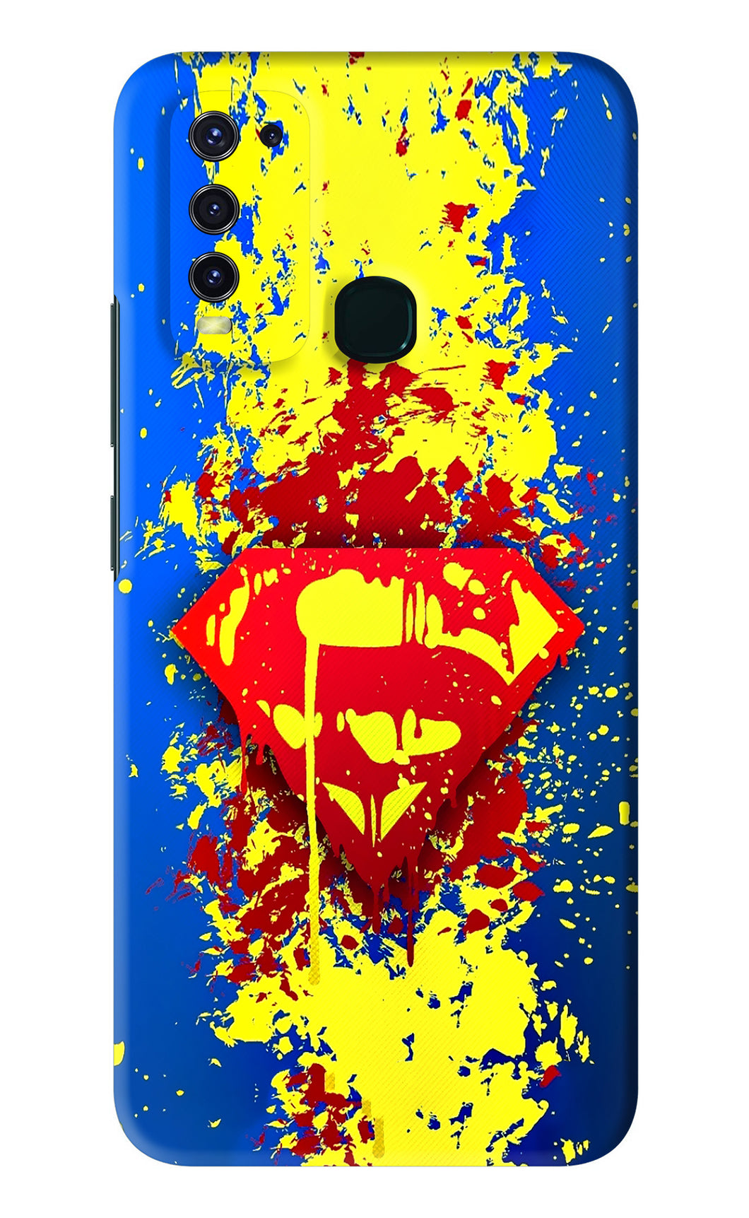 Superman logo Vivo Y30 Back Skin Wrap