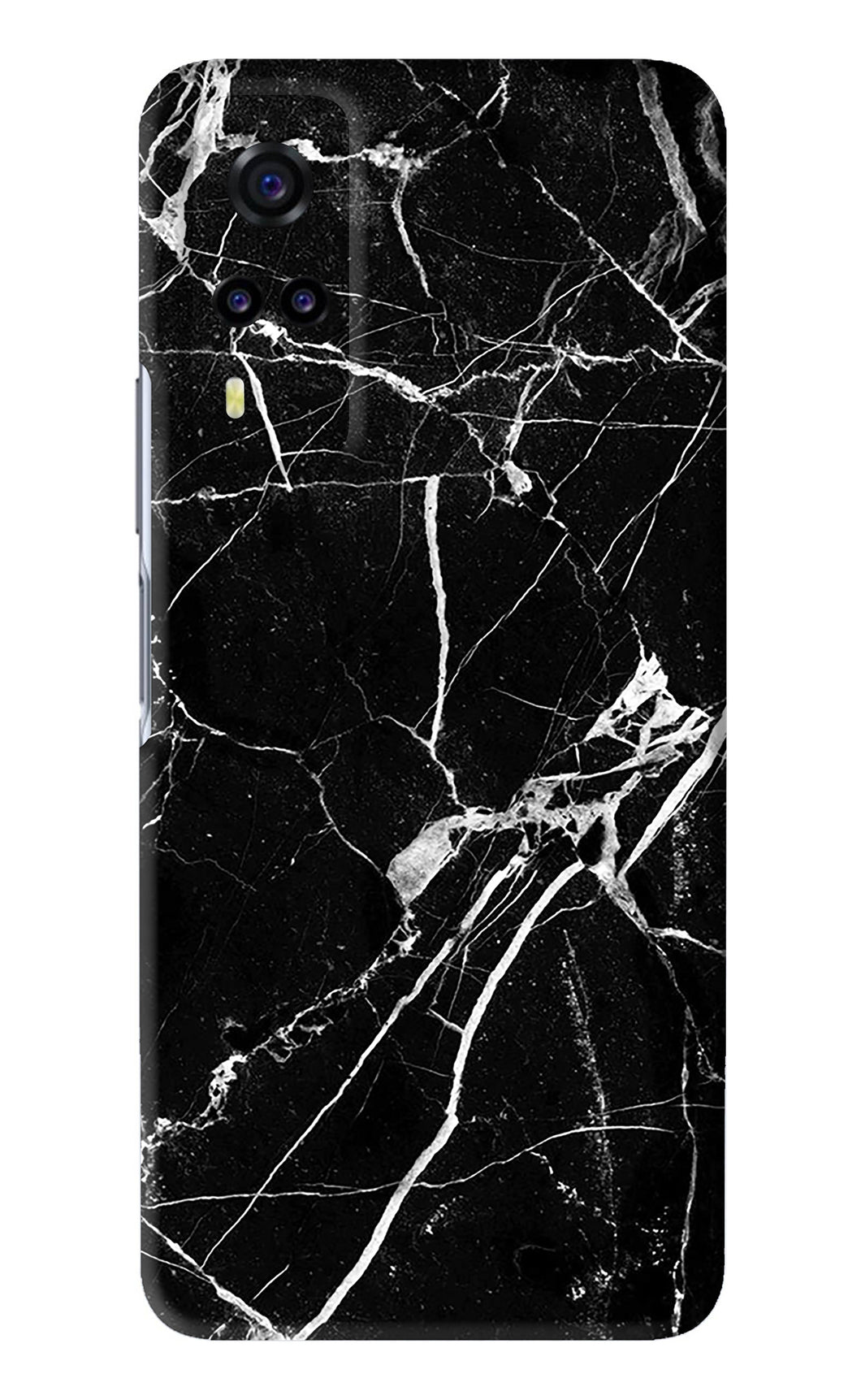 Black Marble Texture 2 Vivo Y31 Back Skin Wrap