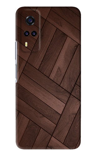 Wooden Texture Design Vivo Y31 Back Skin Wrap