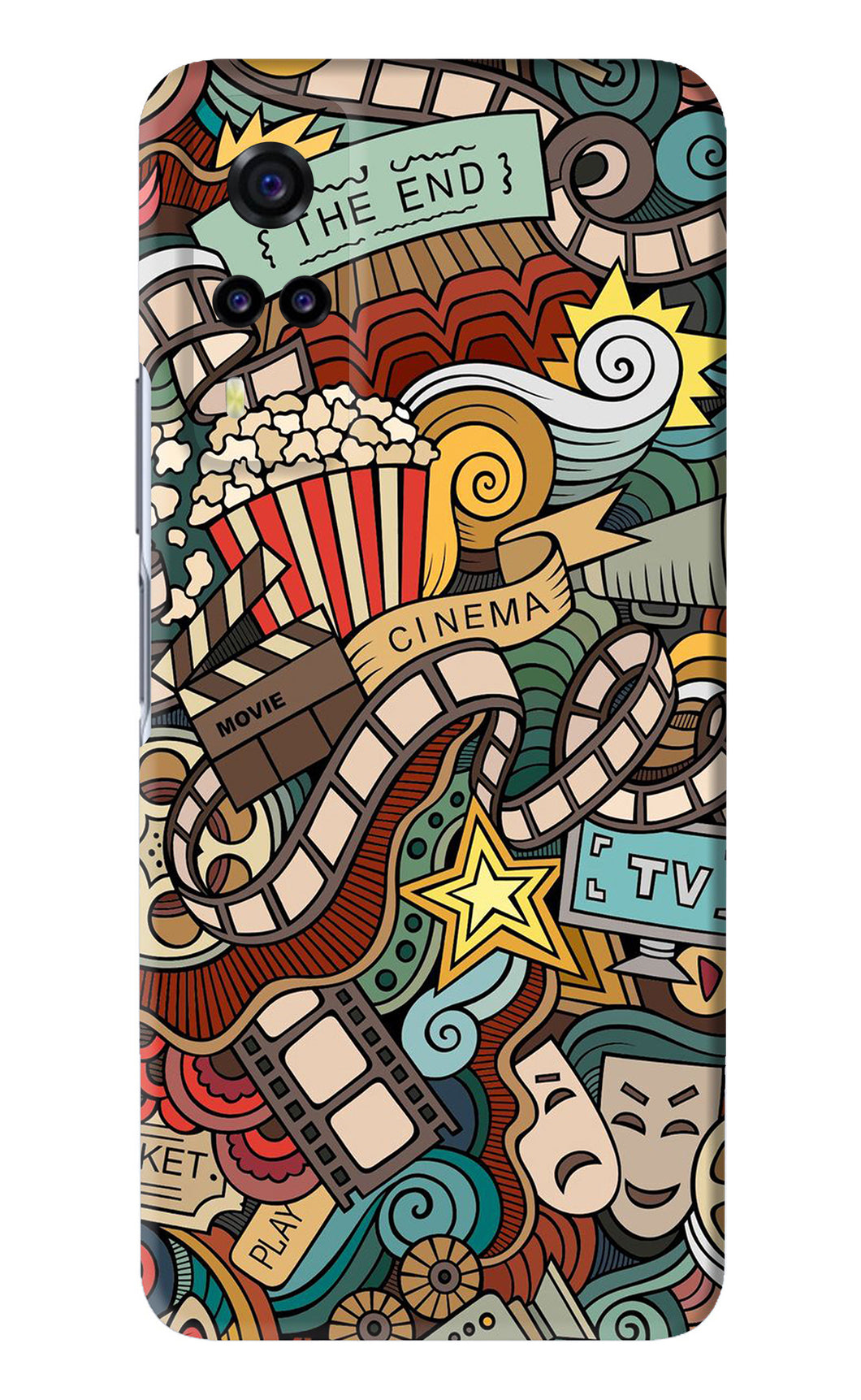 Cinema Abstract Vivo Y31 Back Skin Wrap