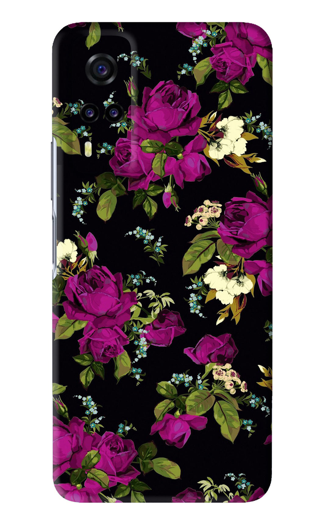 Flowers 3 Vivo Y31 Back Skin Wrap