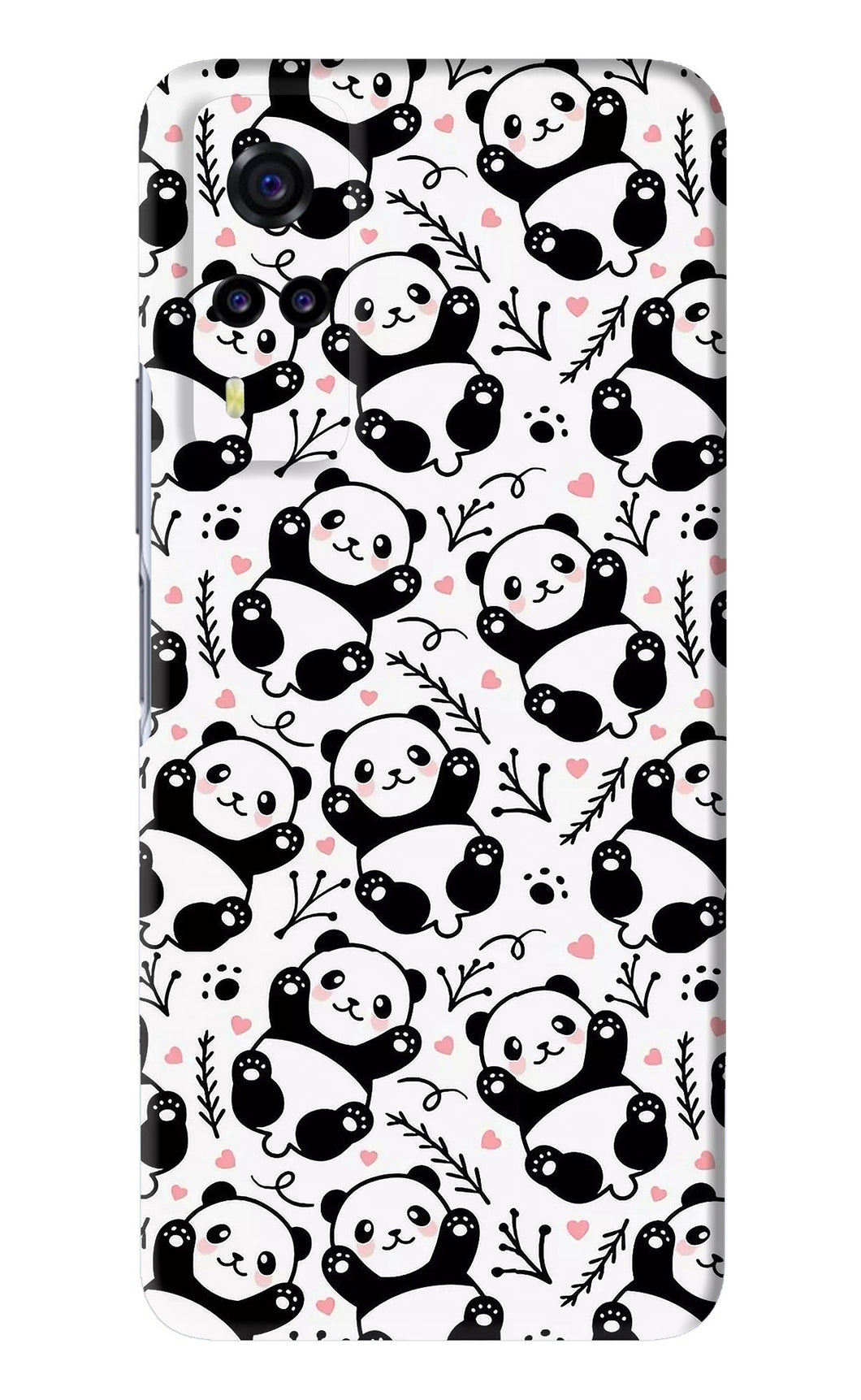 Cute Panda Vivo Y31 Back Skin Wrap