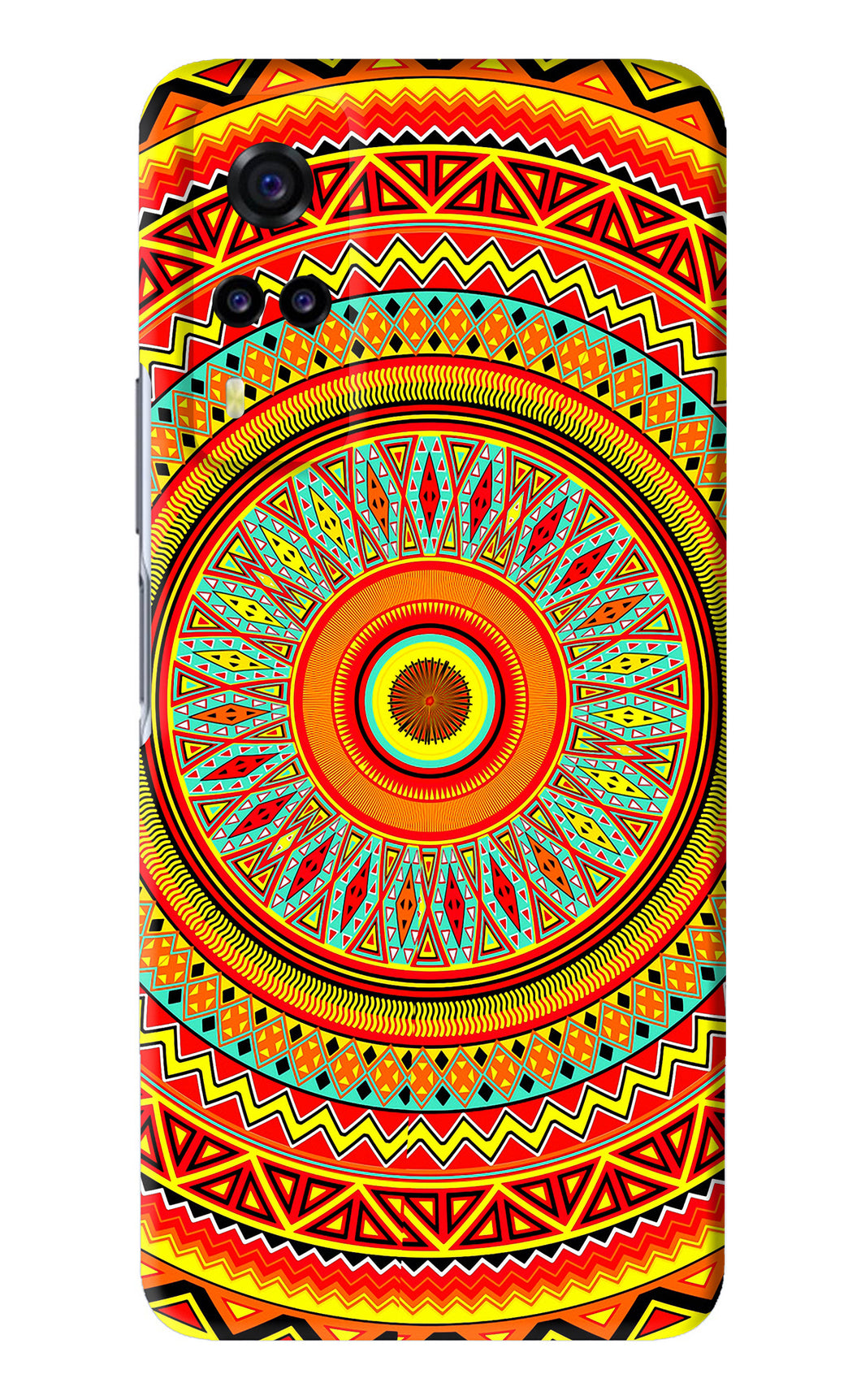 Mandala Pattern Vivo Y31 Back Skin Wrap