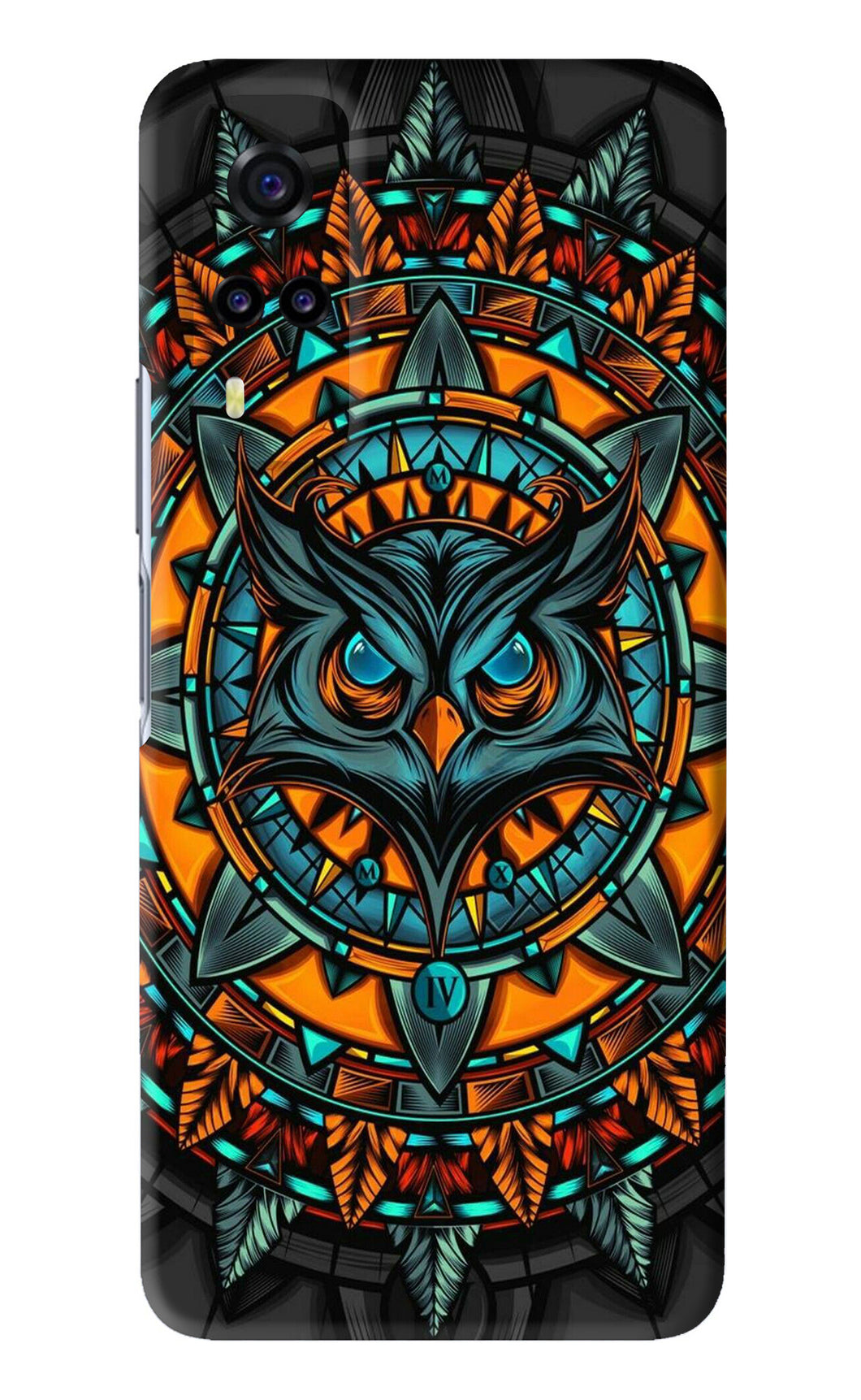 Angry Owl Art Vivo Y31 Back Skin Wrap