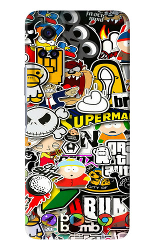 Sticker Bomb Vivo Y31 Back Skin Wrap