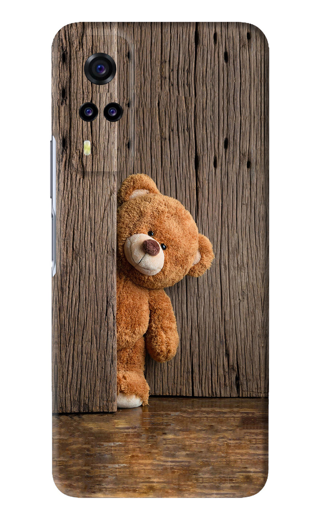 Teddy Wooden Vivo Y31 Back Skin Wrap