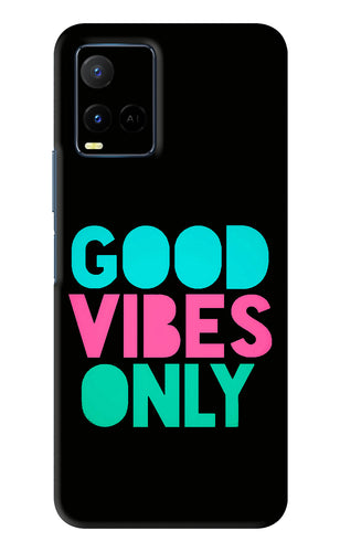 Quote Good Vibes Only Vivo Y33S Back Skin Wrap