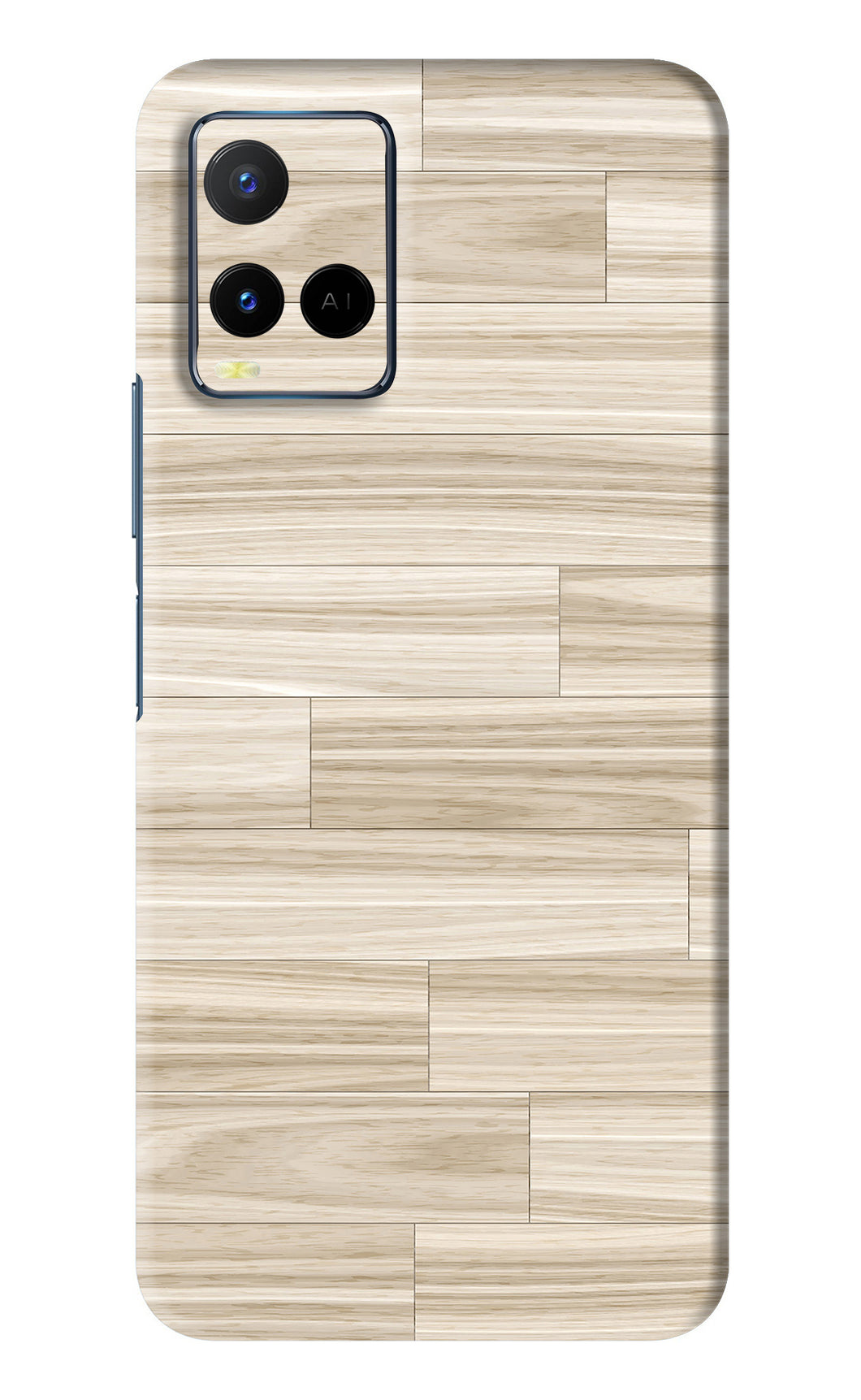 Wooden Art Texture Vivo Y33S Back Skin Wrap