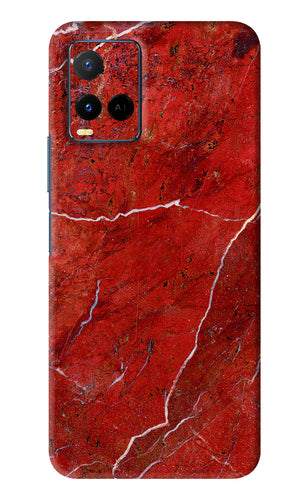 Red Marble Design Vivo Y33S Back Skin Wrap