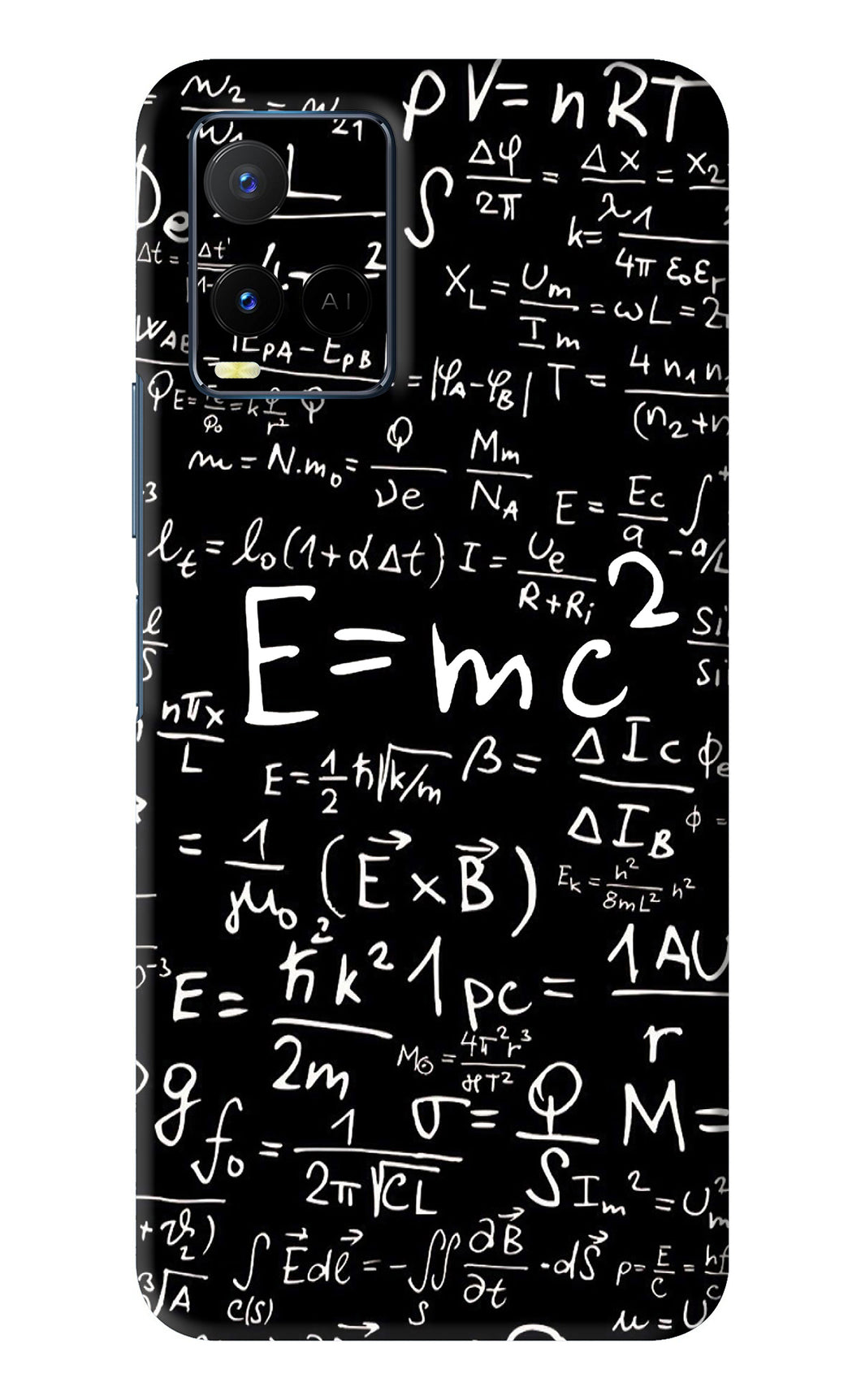 Physics Albert Einstein Formula Vivo Y33S Back Skin Wrap
