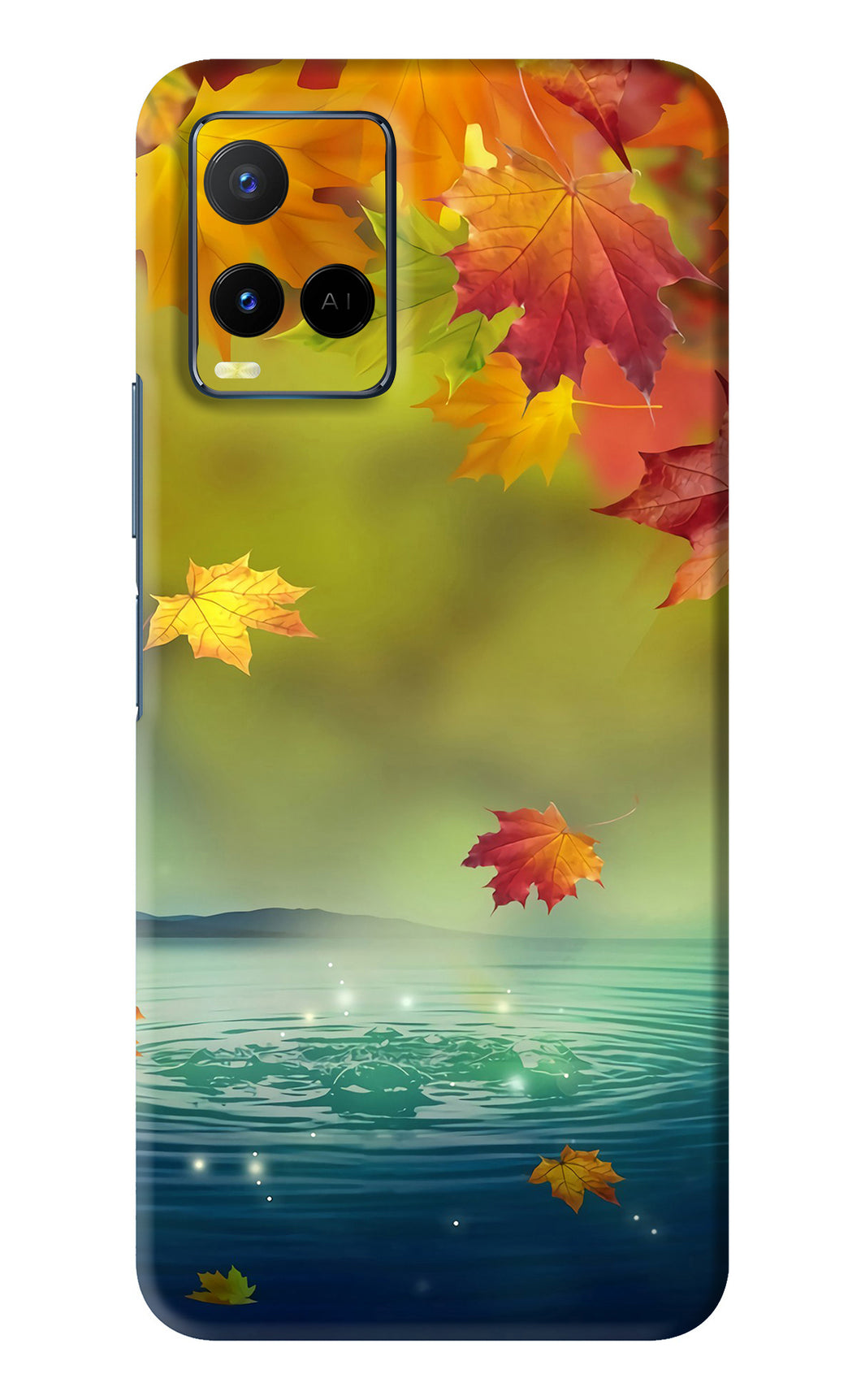 Flowers 1 Vivo Y33S Back Skin Wrap