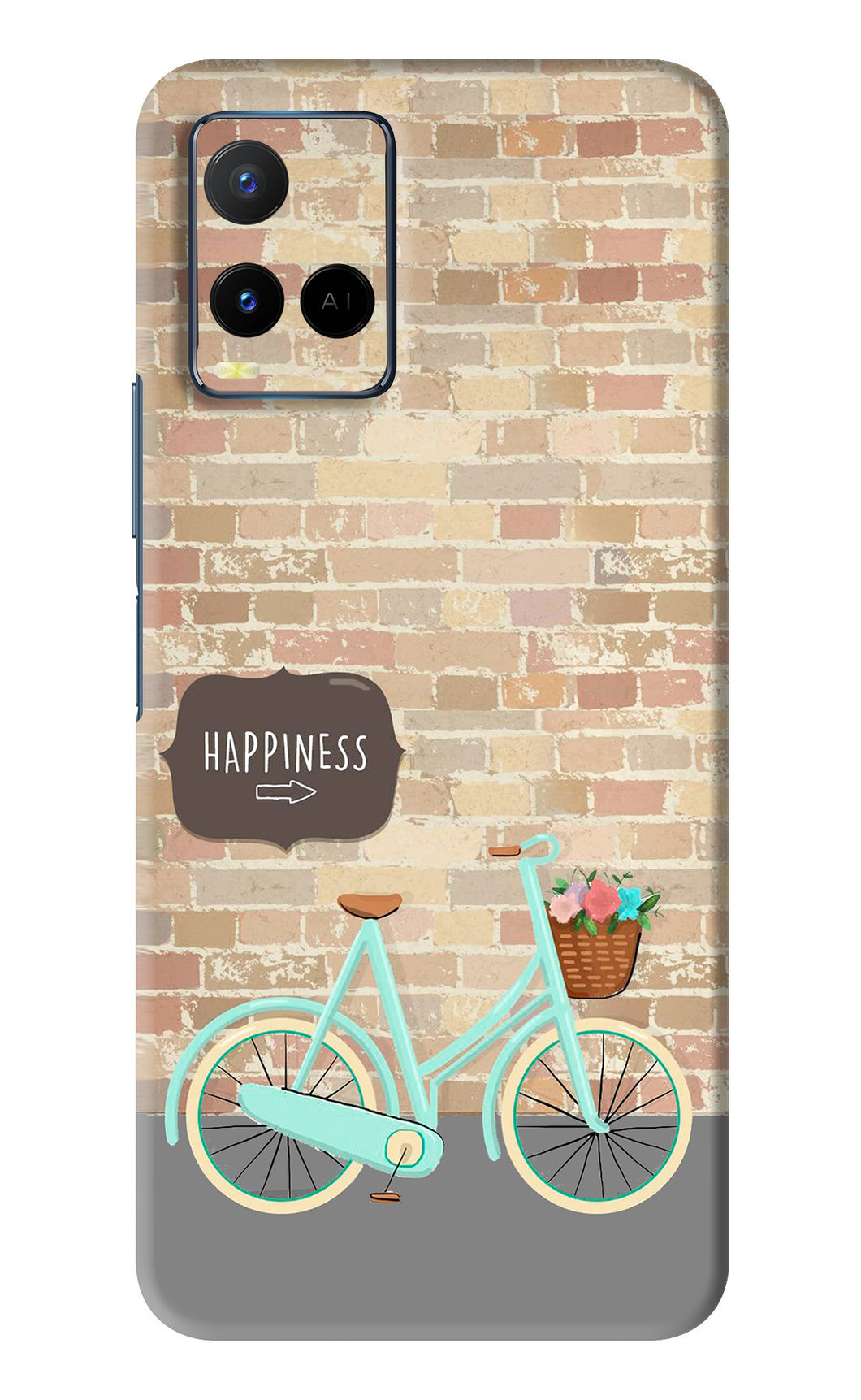 Happiness Artwork Vivo Y33S Back Skin Wrap
