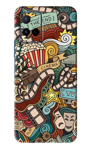 Cinema Abstract Vivo Y33S Back Skin Wrap
