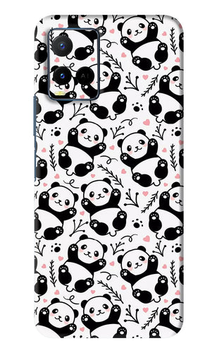 Cute Panda Vivo Y33S Back Skin Wrap