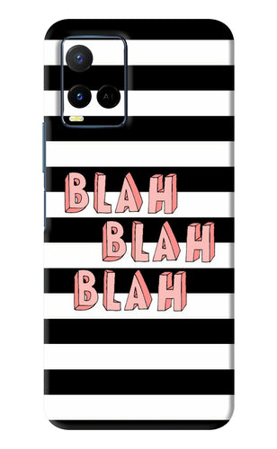 Blah Blah Blah Vivo Y33S Back Skin Wrap