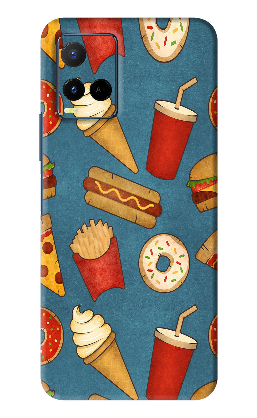 Foodie Vivo Y33S Back Skin Wrap