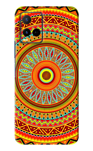 Mandala Pattern Vivo Y33S Back Skin Wrap