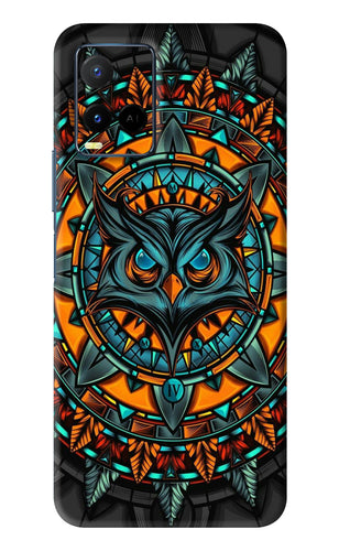 Angry Owl Art Vivo Y33S Back Skin Wrap