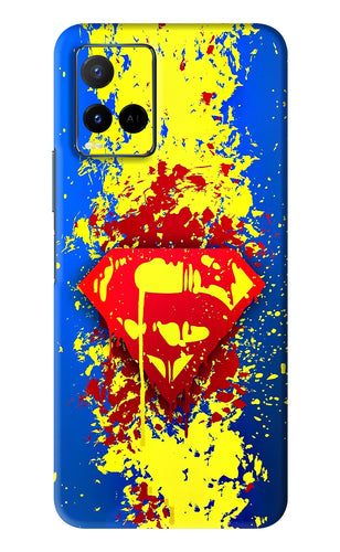Superman logo Vivo Y33S Back Skin Wrap
