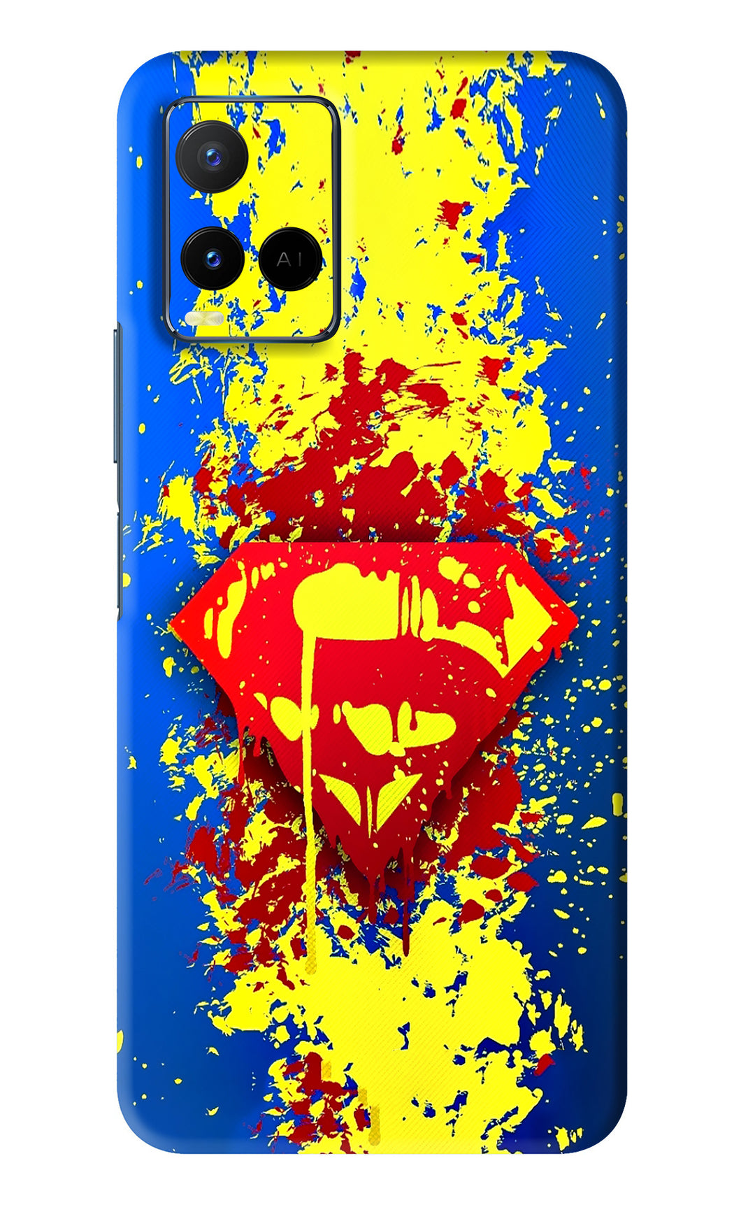 Superman logo Vivo Y33S Back Skin Wrap