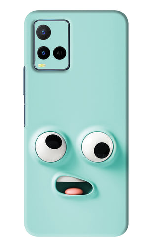 Silly Face Cartoon Vivo Y33S Back Skin Wrap