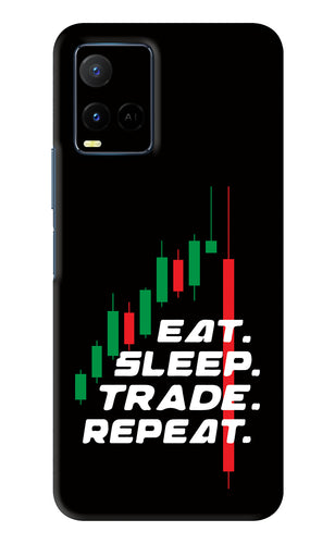 Eat Sleep Trade Repeat Vivo Y33S Back Skin Wrap