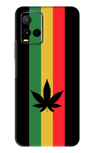 Weed Flag Vivo Y33S Back Skin Wrap