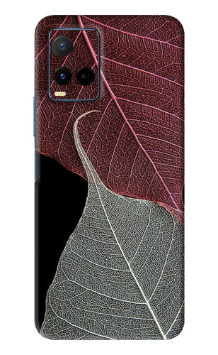 Leaf Pattern Vivo Y33S Back Skin Wrap