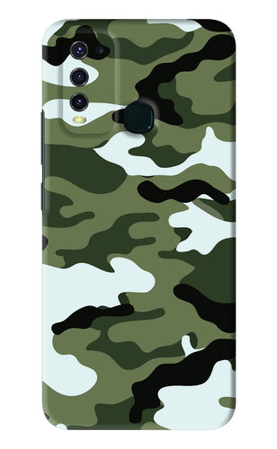 Camouflage 1 Vivo Y50 Back Skin Wrap
