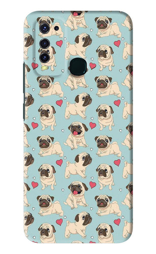 Pug Dog Vivo Y50 Back Skin Wrap