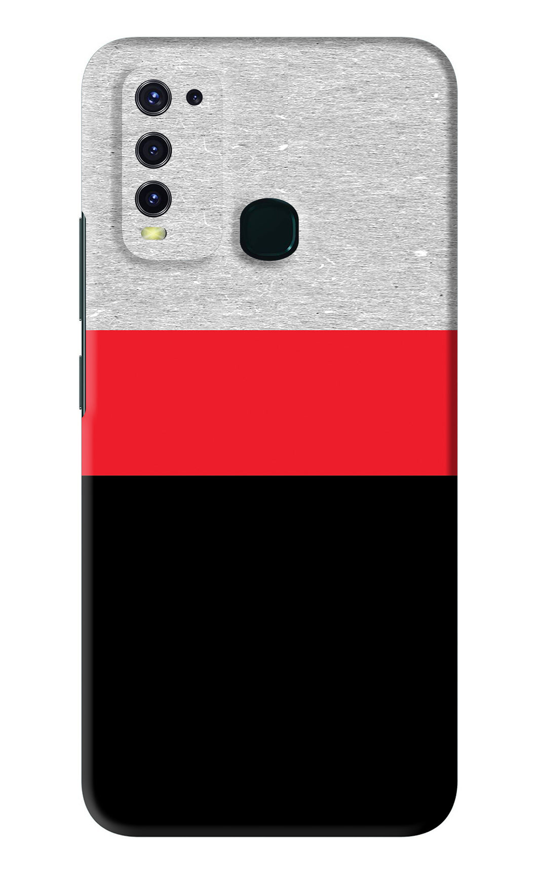 Tri Color Pattern Vivo Y50 Back Skin Wrap