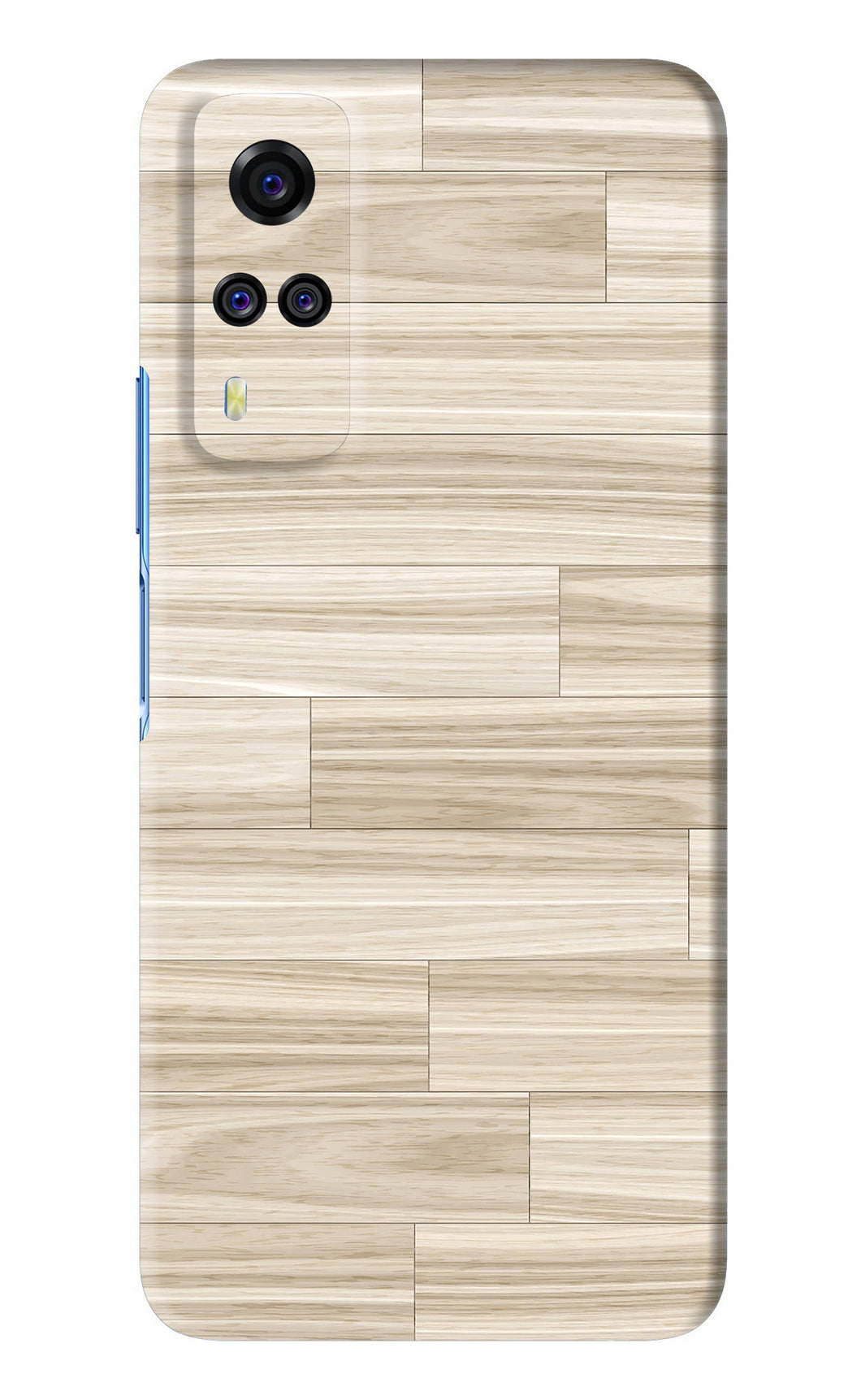 Wooden Art Texture Vivo Y51 Back Skin Wrap