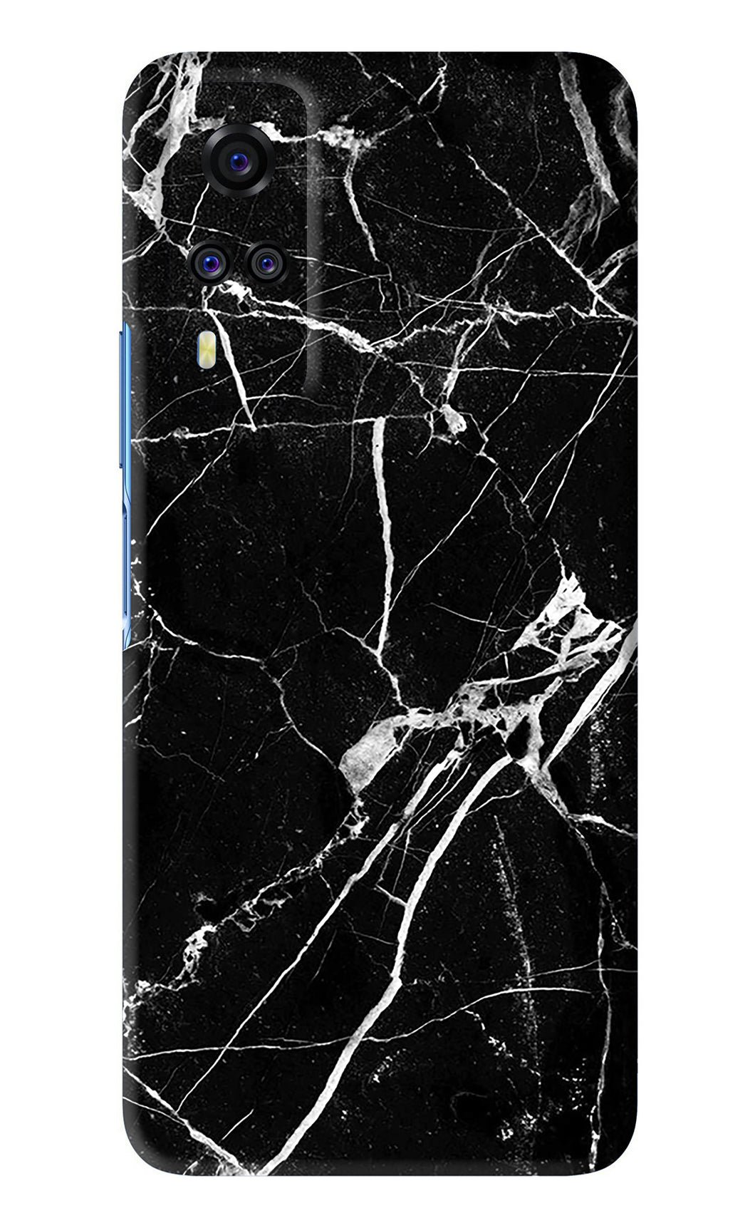 Black Marble Texture 2 Vivo Y51 Back Skin Wrap