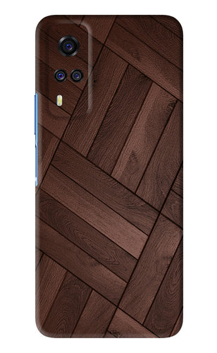Wooden Texture Design Vivo Y51 Back Skin Wrap