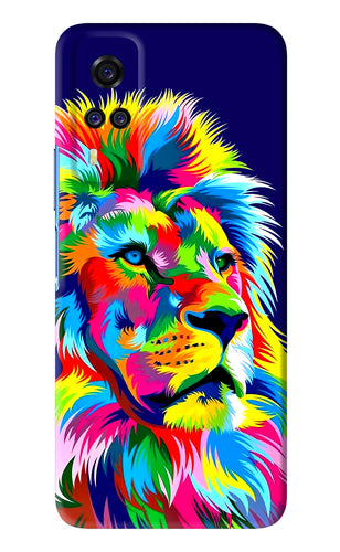 Vector Art Lion Vivo Y51 Back Skin Wrap