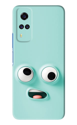 Silly Face Cartoon Vivo Y51 Back Skin Wrap