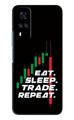 Eat Sleep Trade Repeat Vivo Y51 Back Skin Wrap