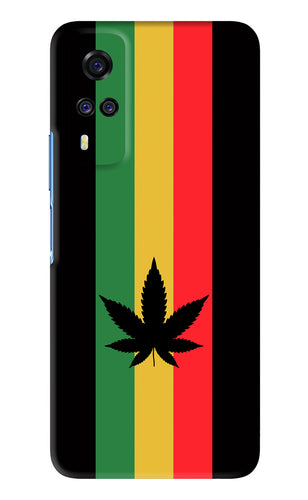 Weed Flag Vivo Y51 Back Skin Wrap