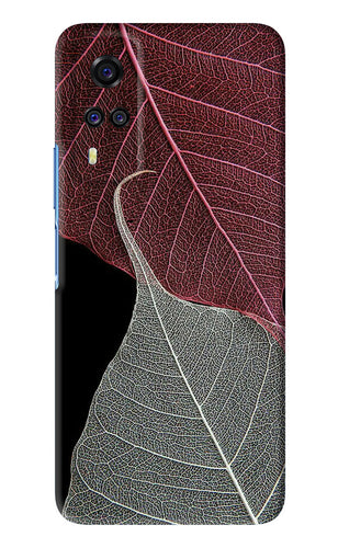 Leaf Pattern Vivo Y51 Back Skin Wrap