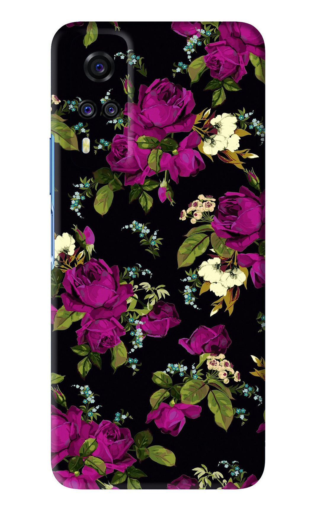 Flowers 3 Vivo Y51A Back Skin Wrap