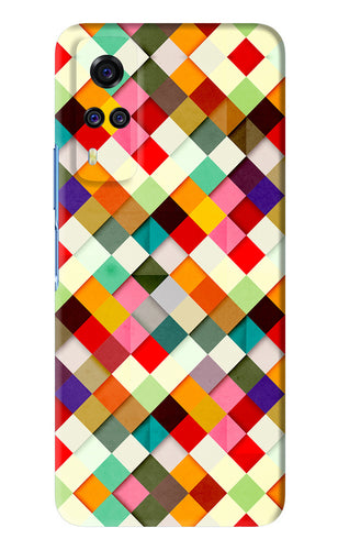 Geometric Abstract Colorful Vivo Y51A Back Skin Wrap