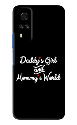 Daddy's Girl and Mommy's World Vivo Y51A Back Skin Wrap