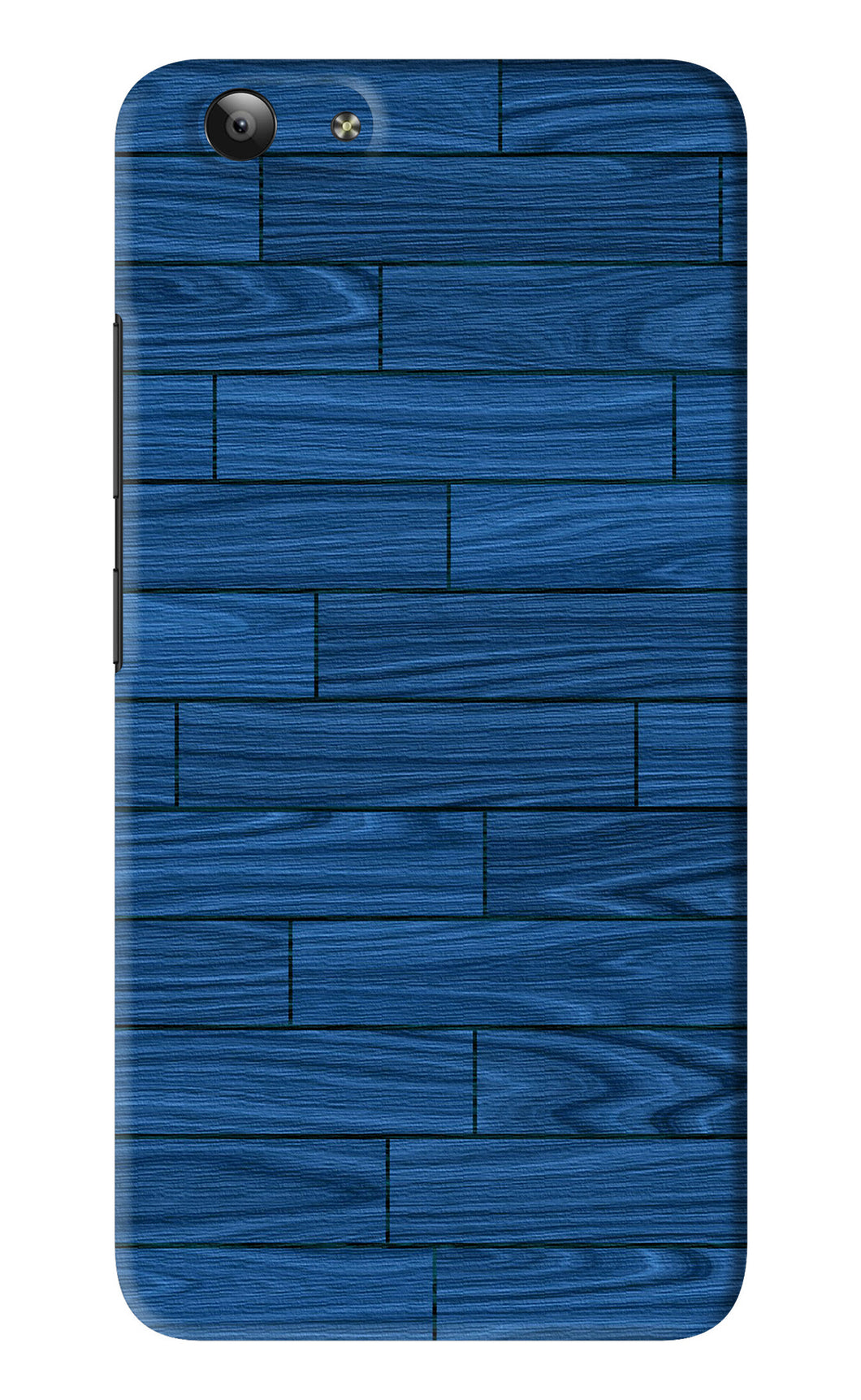 Blue Wooden Texture Vivo Y53 Back Skin Wrap