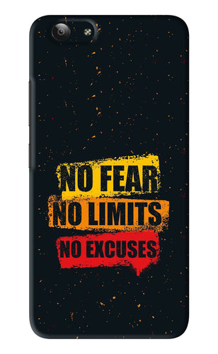 No Fear No Limits No Excuses Vivo Y53 Back Skin Wrap