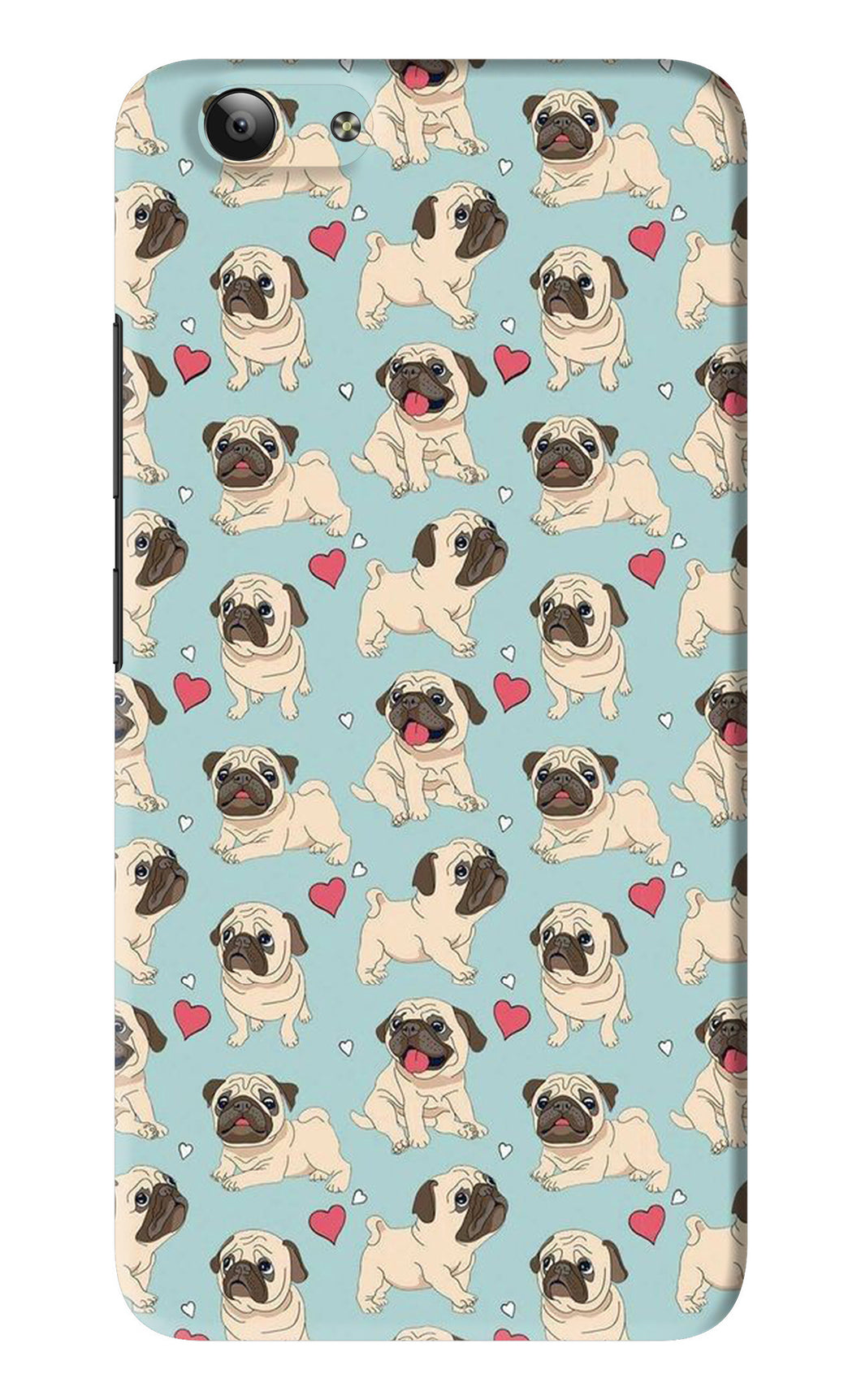 Pug Dog Vivo Y53 Back Skin Wrap