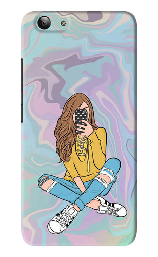 Selfie Girl Vivo Y53 Back Skin Wrap